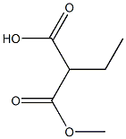 2-(甲氧基羰基)丁酸 结构式