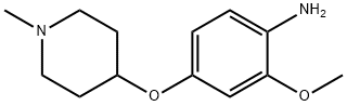 2-Methoxy-4-((1-methylpiperidin-4-yl)oxy)aniline 结构式