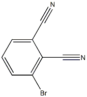 3-溴邻苯二甲腈 结构式