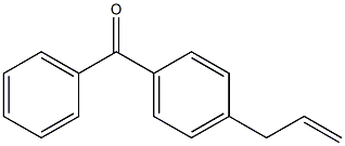 (4-烯丙基苯基)(苯基)甲酮 结构式