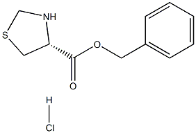 R-噻唑烷-4-羧酸苄酯盐酸盐 结构式