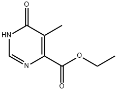 6-羟基-5-甲基嘧啶-4-羧酸乙酯 结构式