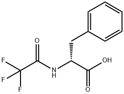 D-Phenylalanine, N-(trifluoroacetyl)- 结构式