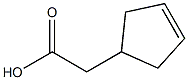 3-Cyclopentene-1-acetic acid 结构式