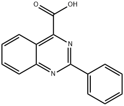 2-苯基喹唑啉-4-羧酸 结构式