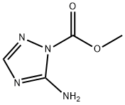 5-Amino-[1,2,4]triazole-1-carboxylic acid methyl ester 结构式