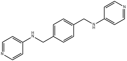 1,4-双(4-吡啶基氨基甲基)苯 结构式