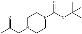 tert-butyl 4-(2-oxopropyl)piperazine-1-carboxylate 结构式