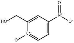 2-羟甲基-4-硝基吡啶氮氧化物 结构式