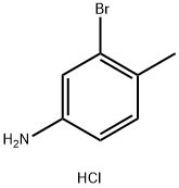 3-bromo-4-methylaniline hydrochloride 结构式