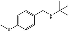 2-甲基-N-(4-(甲硫基)苄基)丙-2-胺 结构式