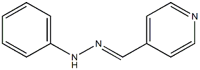 4-Pyridinecarboxaldehyde, phenylhydrazone 结构式