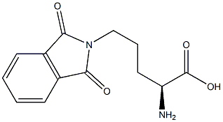 (S)-2-氨基-5-(1,3-二氧亚基异二氢吲哚-2-基)戊酸 结构式