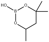 4,4,6-三甲基-1,3,2-二氧硼杂环己烷-2-醇 结构式