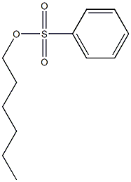 苯磺酸正己酯 结构式