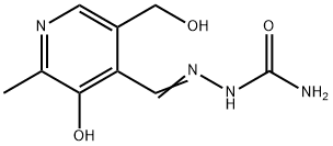 [[(E)-[5-(hydroxymethyl)-2-methyl-3-oxo-pyridin-4-ylidene]methyl]amino]urea 结构式