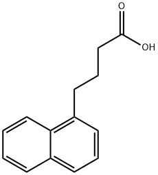 4-(萘-1-基)丁酸 结构式