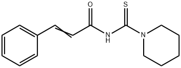 3-phenyl-N-(1-piperidinylcarbonothioyl)acrylamide 结构式