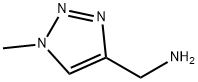 (1-甲基-1H-1,2,3-三唑-4-基)甲胺 结构式