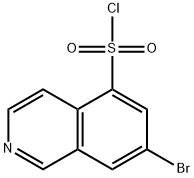 7-溴异喹啉-5-磺酰氯 结构式
