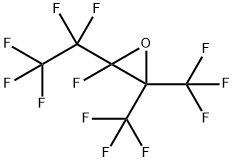 Oxirane, 2-fluoro-2-(pentafluoroethyl)-3,3-bis(trifluoromethyl)- 结构式