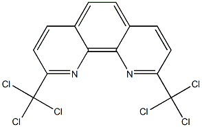 2,9-双(三氯甲基)-1,10-菲咯啉 结构式