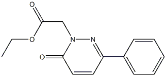 ethyl 2-(6-oxo-3-phenylpyridazin-1-yl)acetate 结构式