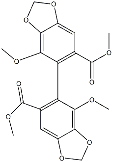联苯双酯Β异构体 结构式