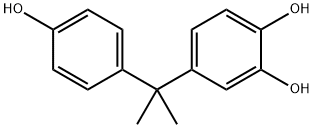 4-[1-(4-hydroxyphenyl)-1-methylethyl]benzene-1,2-diol 结构式