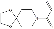 1,4-Dioxa-8-azaspiro[4.5]decane, 8-(1-oxo-2-propenyl)- 结构式