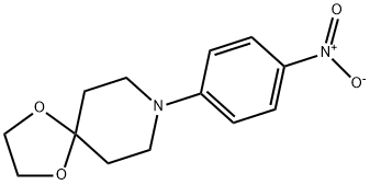 1,4-Dioxa-8-azaspiro[4.5]decane, 8-(4-nitrophenyl)- 结构式