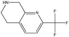 2-(三氟甲基)-5,6,7,8-四氢-1,7-萘吡啶 结构式