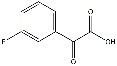 3-氟苯甲酰甲酸 结构式