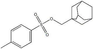 Toluene-4-sulfonic acid adamantan-1-ylmethyl ester 结构式