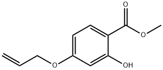 甲基 4-(烯丙氧基)-2-羟基苯酸盐 结构式