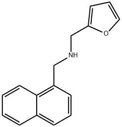 (furan-2-ylmethyl)(naphthalen-1-ylmethyl)amine 结构式