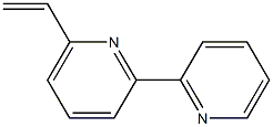 6-乙烯基-2,2'-联吡啶 结构式