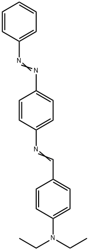 N-[4-(diethylamino)benzylidene]-4-(phenyldiazenyl)aniline 结构式