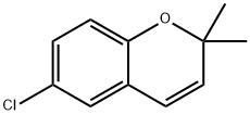 2H-1-Benzopyran, 6-chloro-2,2-dimethyl- 结构式