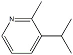 Pyridine, 2-methyl-3-(1-methylethyl)- 结构式