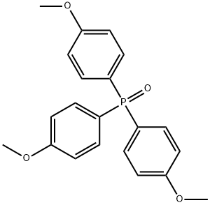 Phosphine oxide, tris(4-methoxyphenyl)- 结构式