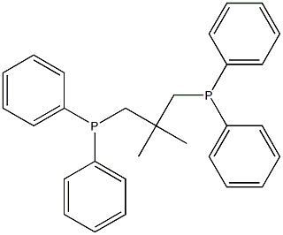 Phosphine, (2,2-dimethyl-1,3-propanediyl)bis[diphenyl- 结构式