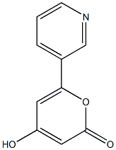 2H-Pyran-2-one, 4-hydroxy-6-(3-pyridinyl)- 结构式