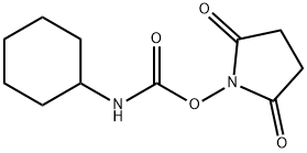 2,5-Pyrrolidinedione, 1-[[(cyclohexylamino)carbonyl]oxy]- 结构式
