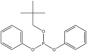 Phosphorous acid, 2,2-dimethylpropyl diphenyl ester 结构式
