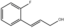 2-Propen-1-ol, 3-(2-fluorophenyl)-, (2E)- 结构式