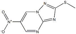 [1,2,4]Triazolo[1,5-a]pyrimidine, 2-(methylthio)-6-nitro- 结构式