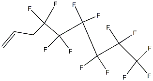1-Nonene, 4,4,5,5,6,6,7,7,8,8,9,9,9-tridecafluoro- 结构式