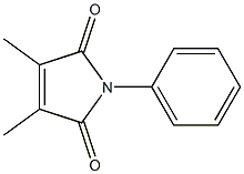 1H-Pyrrole-2,5-dione, 3,4-dimethyl-1-phenyl- 结构式