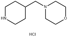 4-(哌啶-4-基甲基)吗啉二盐酸盐 结构式